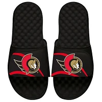 Youth ISlide Black Ottawa Senators Special Edition 2.0 Slide Sandals