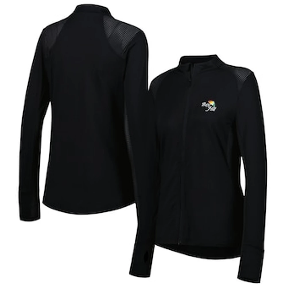 Women's Levelwear Black Bay Hill Tessa Full-Zip Top