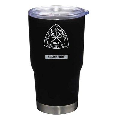 Colorado School of Mines Orediggers Black Engineering 22oz. Stainless Steel Pro Tumbler