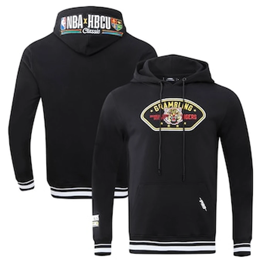 Unisex Pro Standard Black Grambling Tigers 2023 NBA All-Star Game x HBCU Classic Chenille Pullover Hoodie