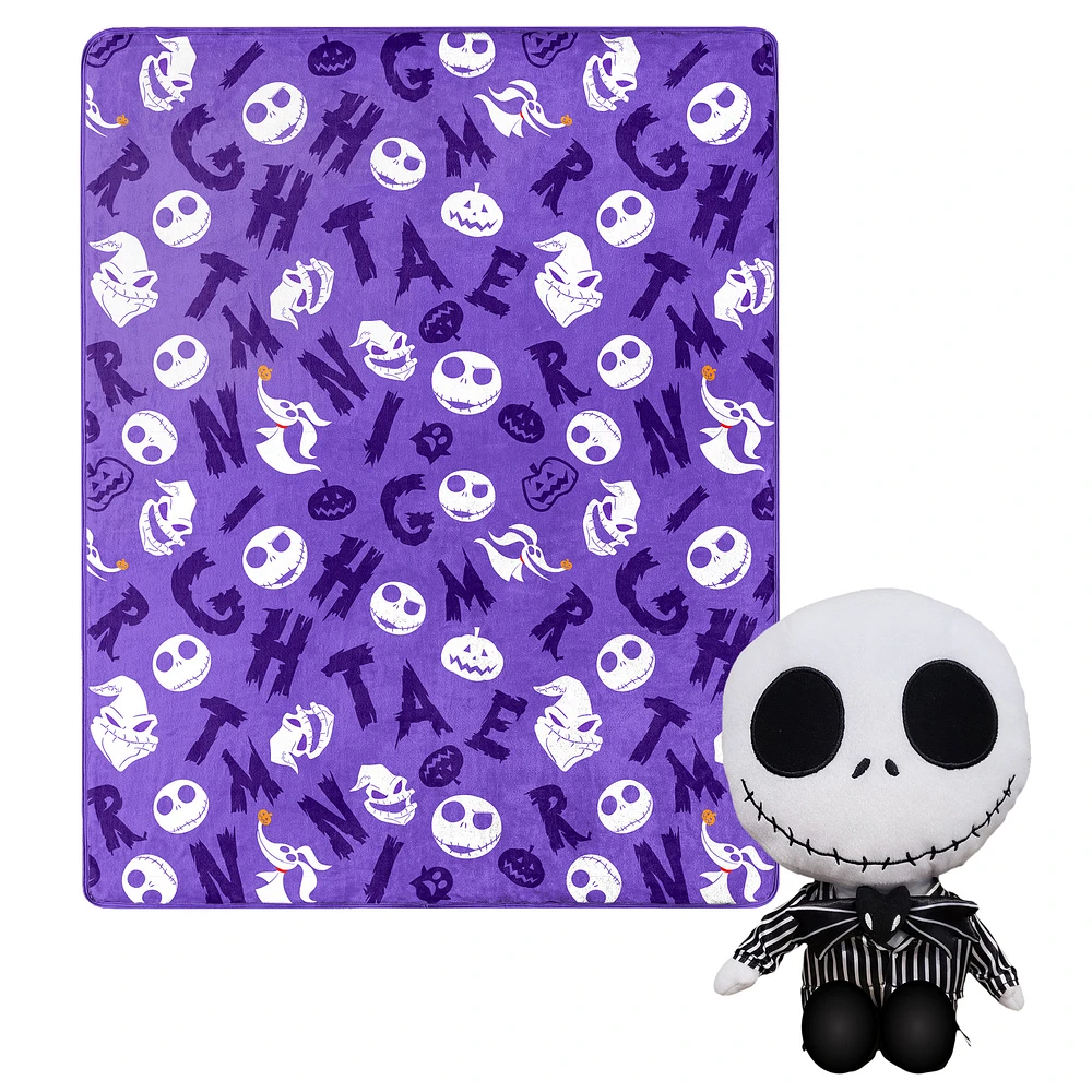 The Northwest Group The Nightmare Before Christmas Hugger Pillow & Silk Touch Throw Set
