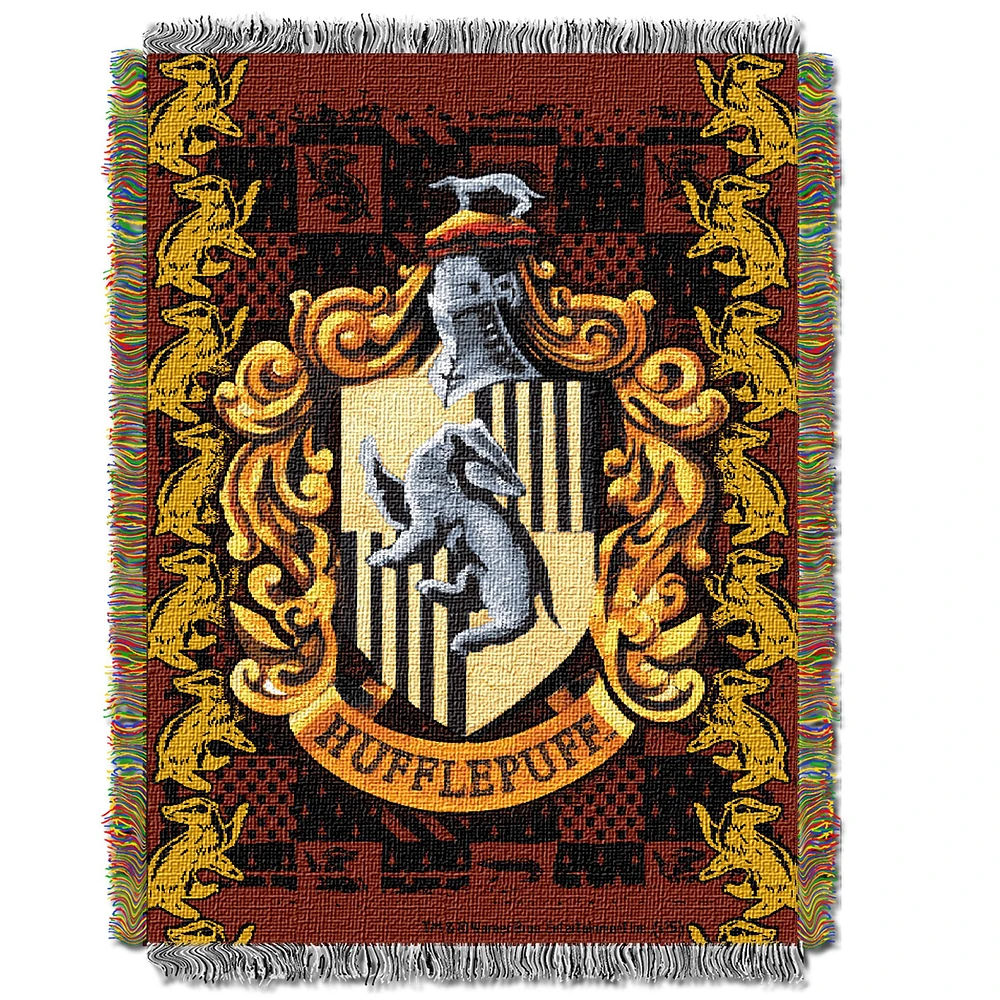The Northwest Group Harry Potter Hufflepuff 46'' x 60'' Woven Tapestry Throw Blanket