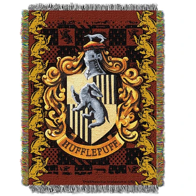 The Northwest Group Harry Potter Hufflepuff 46'' x 60'' Woven Tapestry Throw Blanket