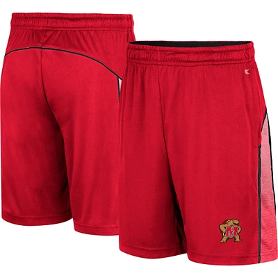 Youth Colosseum Red Maryland Terrapins Max Shorts