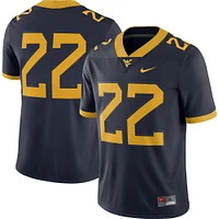 Men's Nike Navy West Virginia Mountaineers #22 Home Game Jersey