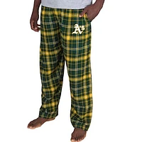 Men's Concepts Sport Green Athletics Ultimate Plaid Flannel Pajama Pants