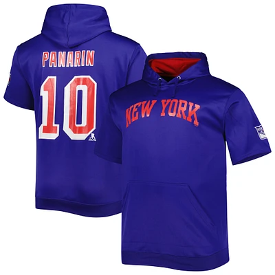 Men's Fanatics Artemi Panarin Blue New York Rangers Big & Tall Name Number Pullover Hoodie