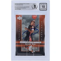 Dwyane Wade Miami Heat Autographed 2003-04 Upper Deck Rookie Exclusives Star Rookie #5 Beckett Fanatics Witnessed Authenticated 10 Rookie Card