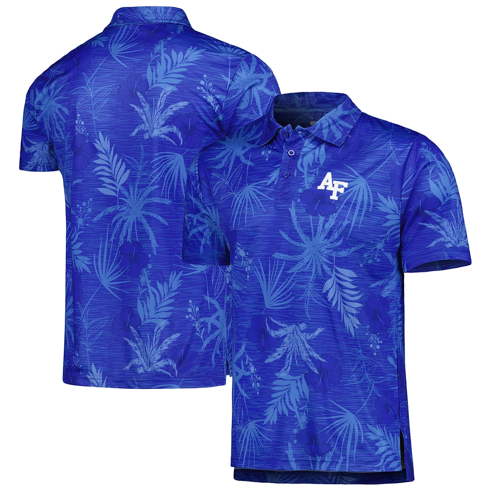 Men's Colosseum Royal Air Force Falcons Palms Team Polo