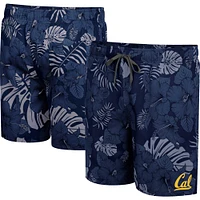 Men's Colosseum Navy Cal Bears The Dude Swim Shorts