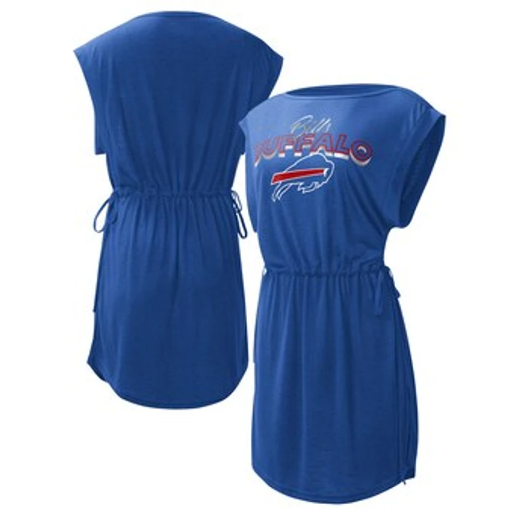 Women's G-III 4Her by Carl Banks Royal Buffalo Bills G.O.A.T. Swimsuit Cover-Up