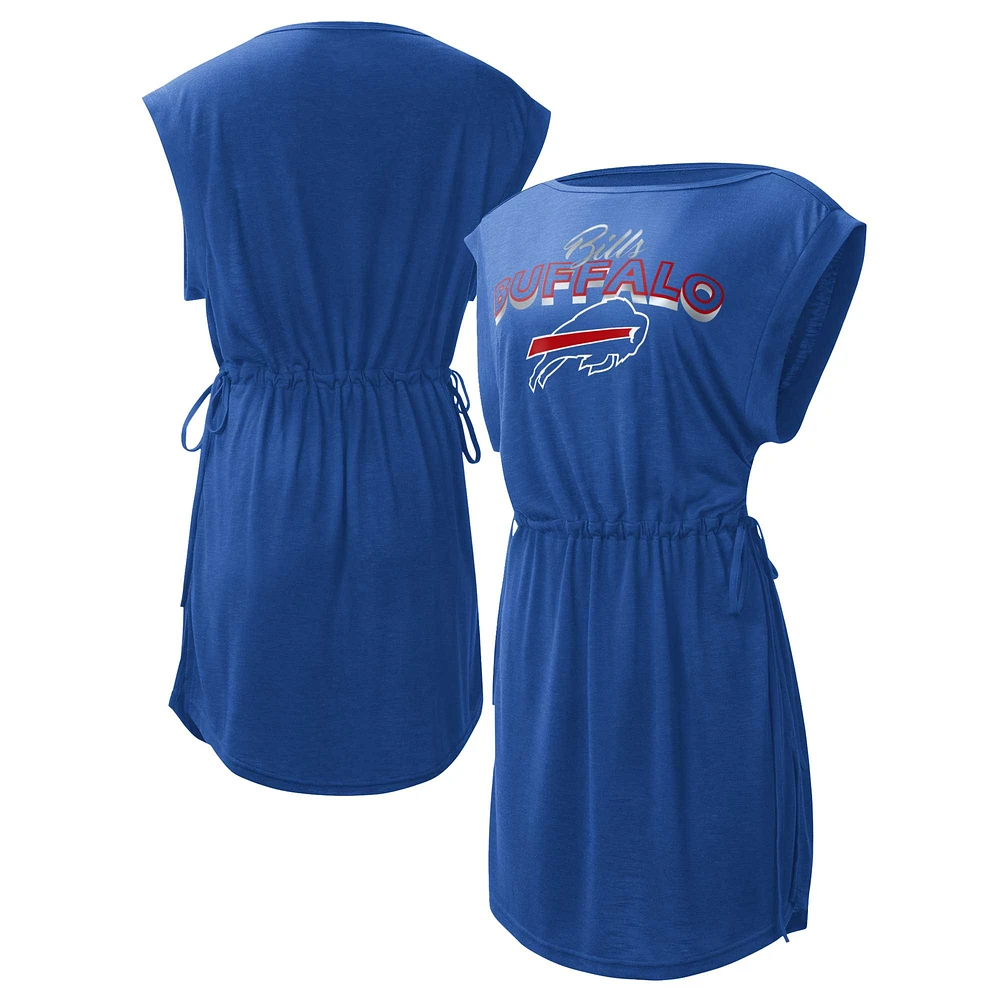 Women's G-III 4Her by Carl Banks Royal Buffalo Bills G.O.A.T. Swimsuit Cover-Up