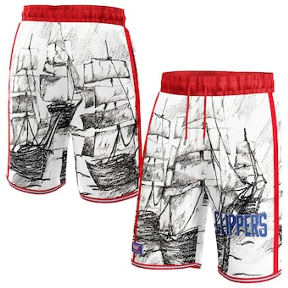 Unisex NBA & KidSuper Studios by Fanatics Gray LA Clippers Hometown Shorts