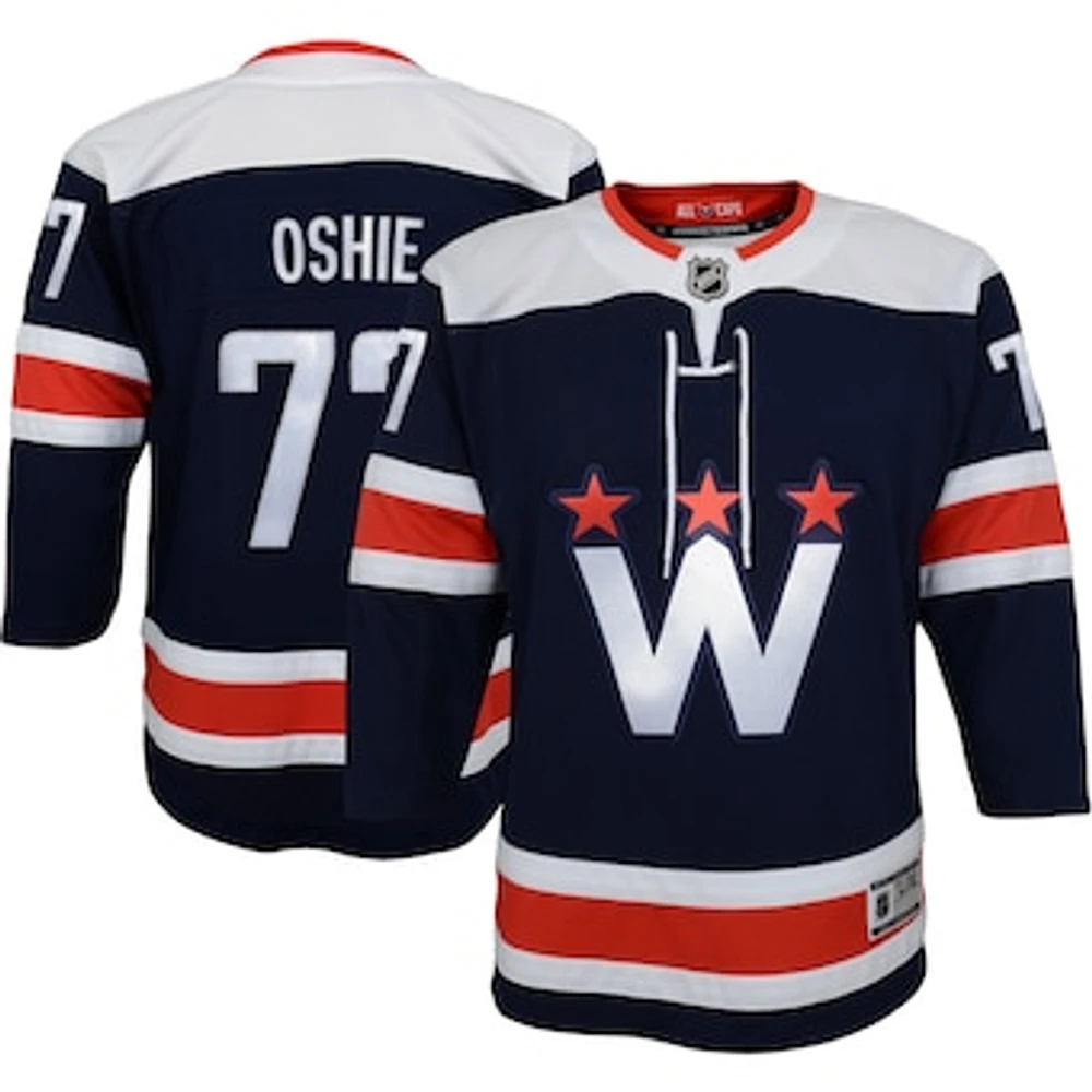 Youth TJ Oshie Navy Washington Capitals Alternate Premier Player Jersey