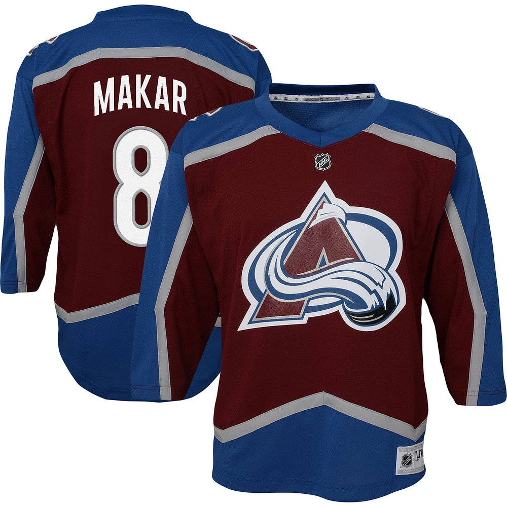 Preschool Cale Makar Burgundy Colorado Avalanche Replica Player Jersey