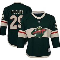 Youth Marc-Andre Fleury Green Minnesota Wild Replica Player Jersey