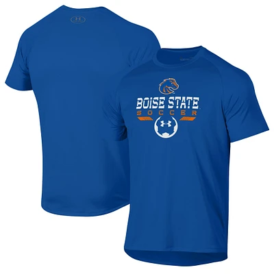 Men's Under Armour Royal Boise State Broncos Soccer Icon Tech T-Shirt