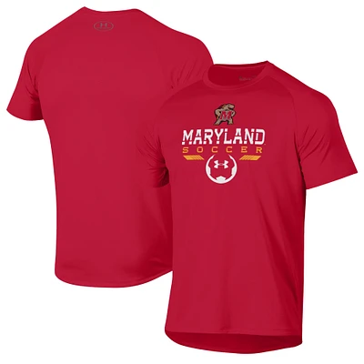Men's Under Armour Maryland Terrapins Soccer Icon Tech T-Shirt