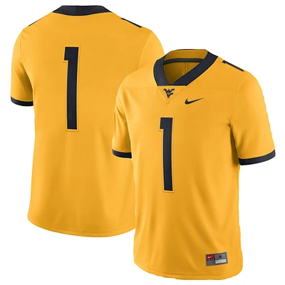 Men's Nike Gold West Virginia Mountaineers Alternate Game Jersey