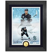 Highland Mint Matt Beniers Seattle Kraken 13'' x 16'' Framed Photo Collage Mint