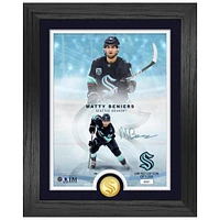 Highland Mint Matt Beniers Seattle Kraken 13'' x 16'' Framed Photo Collage Mint