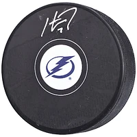 Haydn Fleury Tampa Bay Lightning Autographed Hockey Puck