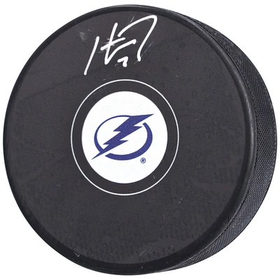 Haydn Fleury Tampa Bay Lightning Autographed Hockey Puck