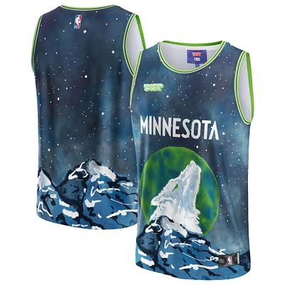 Unisex NBA & KidSuper Studios by Fanatics Blue Minnesota Timberwolves Hometown Jersey