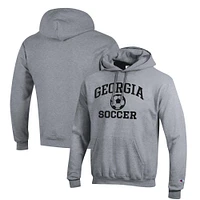 Men's Champion Georgia Bulldogs Soccer Icon Powerblend Pullover Hoodie