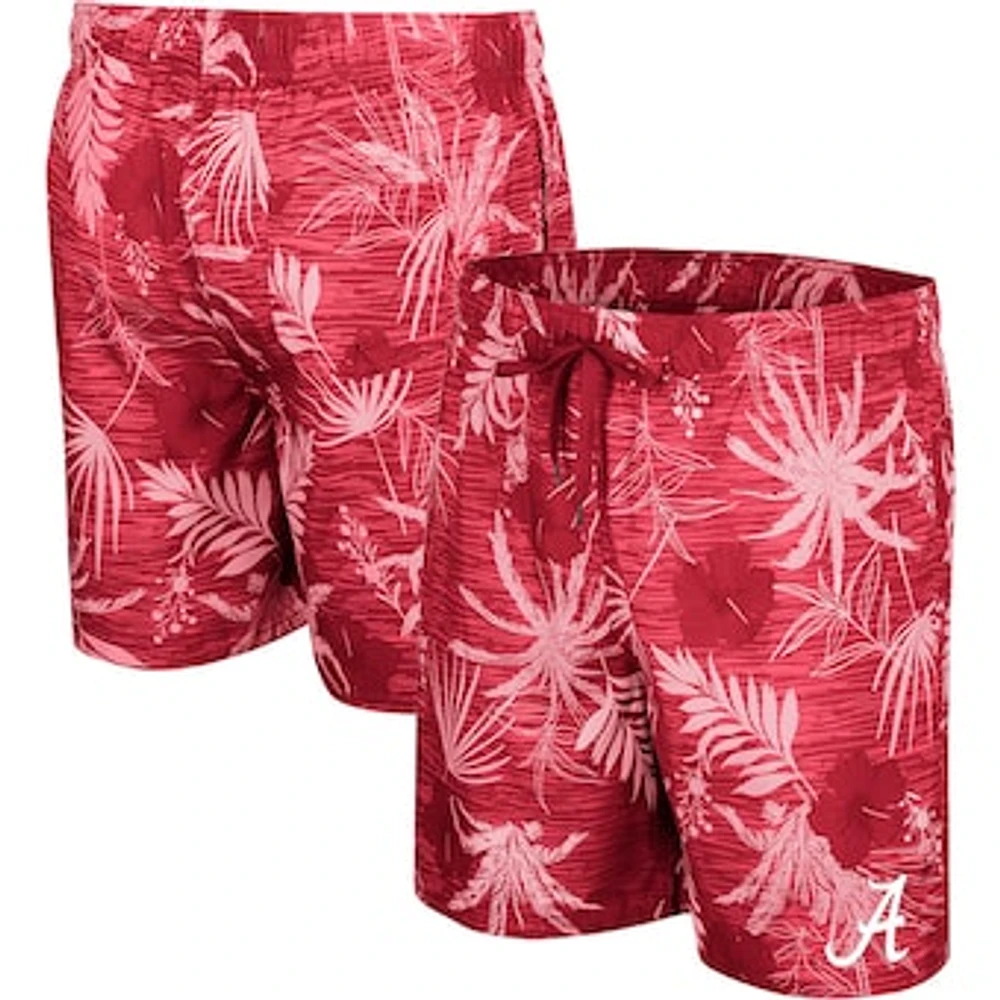 Men's Colosseum Crimson Alabama Tide What Else is New Swim Shorts