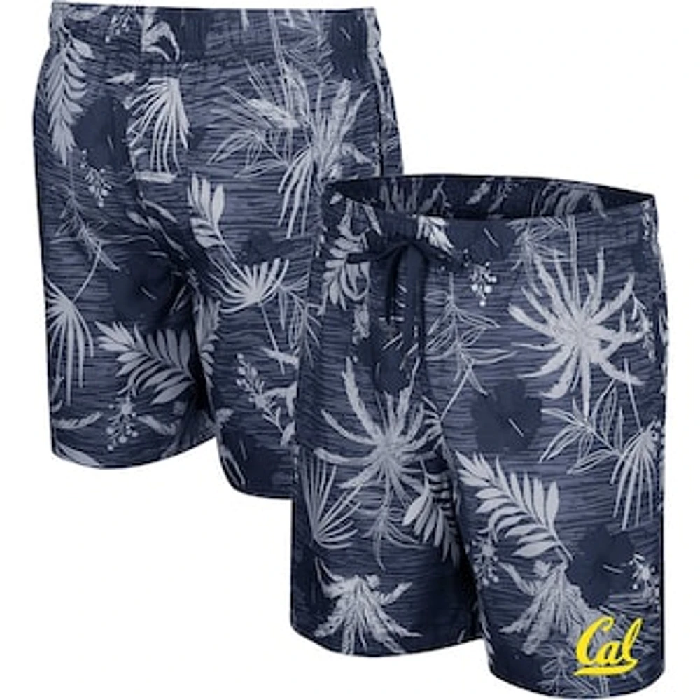 Men's Colosseum Navy Cal Bears What Else is New Swim Shorts