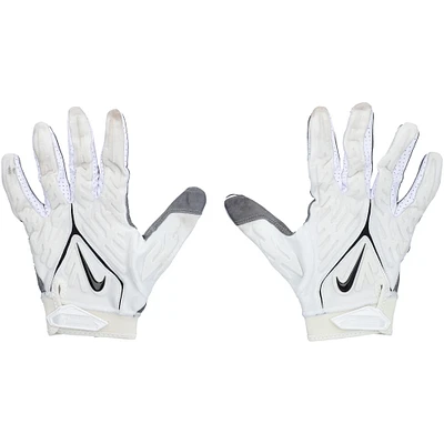 James Hudson Cleveland Browns Game-Used White Nike Gloves vs. Buffalo Bills on November 20 2022