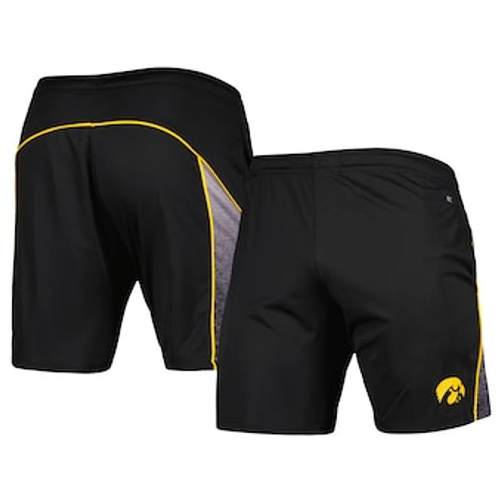 Men's Colosseum Black Iowa Hawkeyes Laws of Physics Shorts