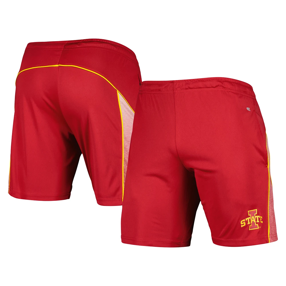 Men's Colosseum Cardinal Iowa State Cyclones Laws of Physics Shorts