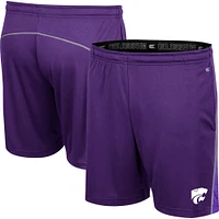 Men's Colosseum Purple Kansas State Wildcats Laws of Physics Shorts