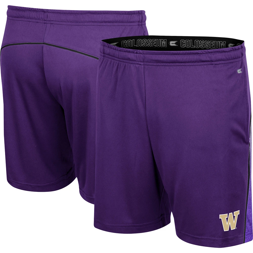 Men's Colosseum Purple Washington Huskies Laws of Physics Shorts