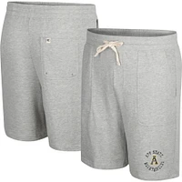 Men's Colosseum Heather Gray Appalachian State Mountaineers Love To Hear This Terry Shorts