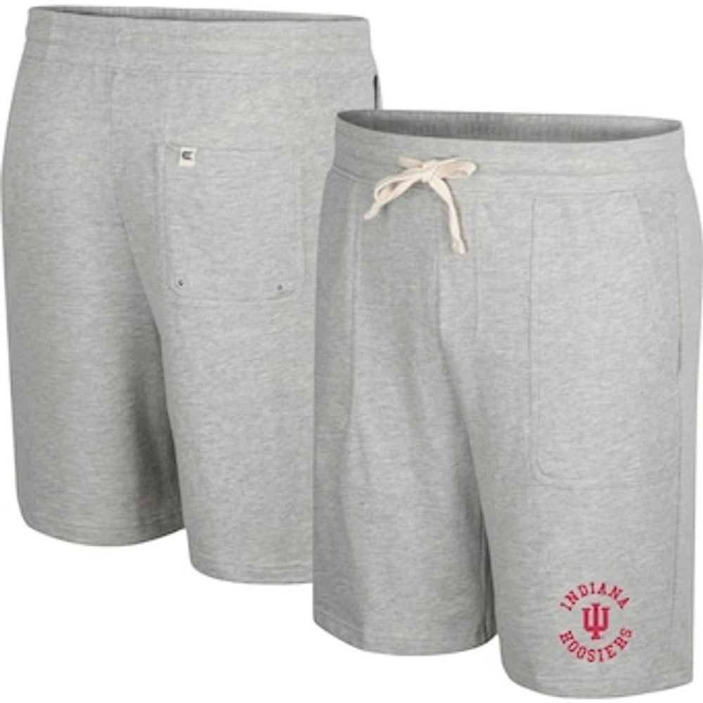 Men's Colosseum Heather Gray Indiana Hoosiers Love To Hear This Terry Shorts