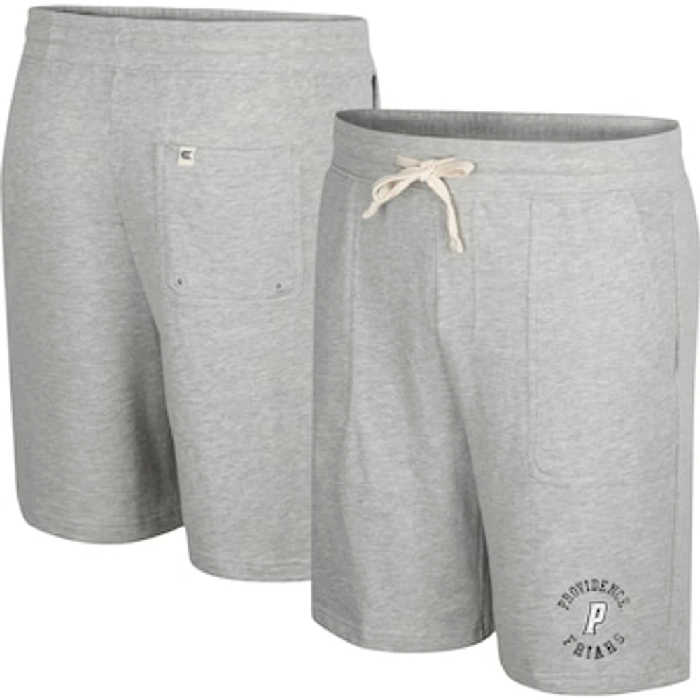 Men's Colosseum Heather Gray Providence Friars Love To Hear This Terry Shorts