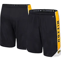 Men's Colosseum Black Missouri Tigers Haller Shorts