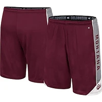 Men's Colosseum Maroon Montana Grizzlies Haller Shorts