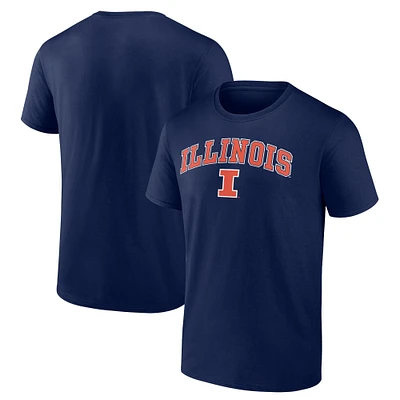 Men's Navy Illinois Fighting Illini Primary Logo T-Shirt