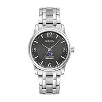 Bulova Black High Point Panthers Stainless Steel Corporate Collection Watch