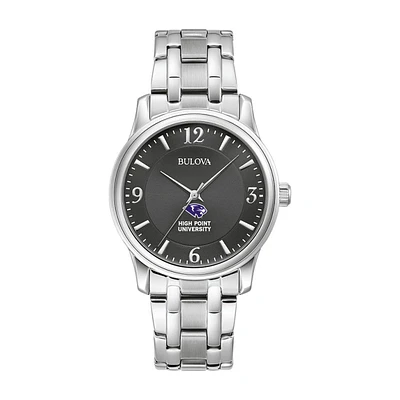 Bulova Black High Point Panthers Stainless Steel Corporate Collection Watch