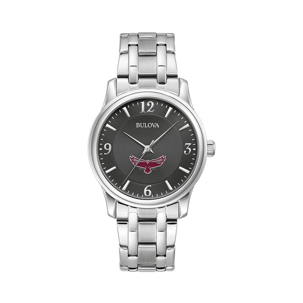 Bulova Black Maryland Eastern Shore Hawks Stainless Steel Corporate Collection Watch