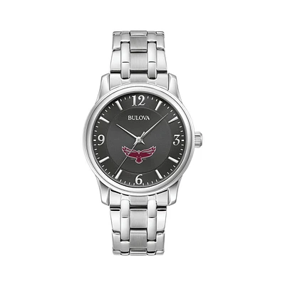 Bulova Black Maryland Eastern Shore Hawks Stainless Steel Corporate Collection Watch