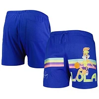 Men's Freeze Max Royal Looney Tunes Lola Bunny Striped Mesh Shorts