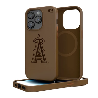 Brown Los Angeles Angels iPhone Magnetic Bump Case