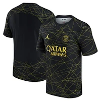 Youth Jordan Brand Black Paris Saint-Germain 2022/23 Fourth - Breathe Stadium Replica Jersey