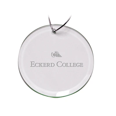 Eckerd Tritons Team Logo 3'' Round Glass Ornament